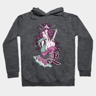 Japanese Geisha Girl Art Hoodie